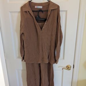 Free People Beach Matching Picnic Sweater Set